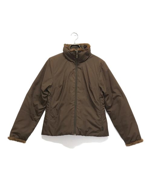 MONCLER（モンクレール）MONCLER (モンクレール) ダウンジャケット ブラウン サイズ:1の古着・服飾アイテム