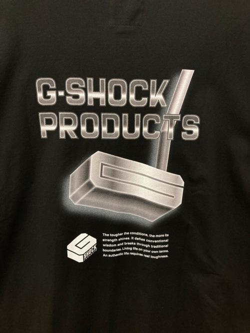 G-SHOCK PRODUCTS（ジーショック プロダクツ）G-SHOCK PRODUCTS (ジーショック プロダクツ) G-PUTTER T-SHIRT ブラック サイズ:XLの古着・服飾アイテム