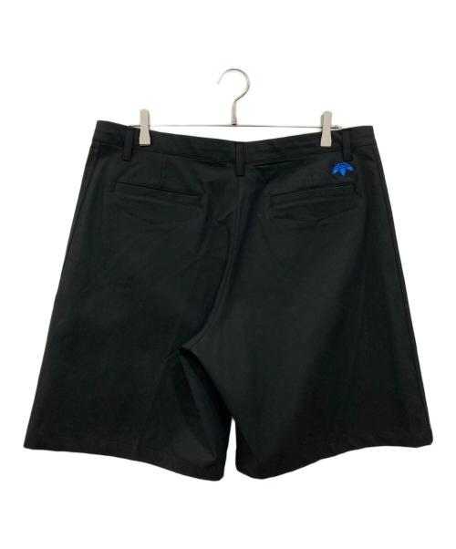 adidas（アディダス）adidas (アディダス) ROLLING LINKS ツイストウィーブ ワイドショーツ ブラック サイズ:92の古着・服飾アイテム