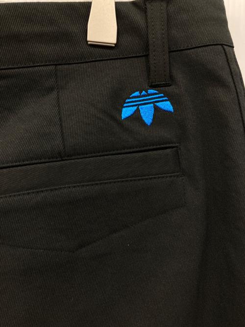 adidas（アディダス）adidas (アディダス) ROLLING LINKS ツイストウィーブ ワイドショーツ ブラック サイズ:92の古着・服飾アイテム