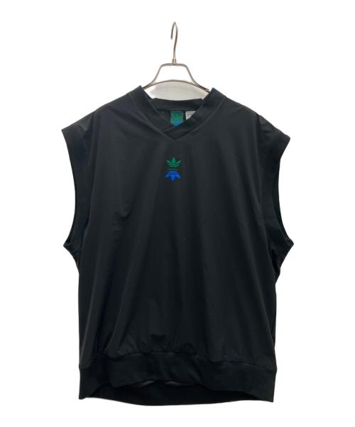 adidas（アディダス）adidas (アディダス) ROLLING LINKS 撥水 ベスト ブラック サイズ:XL 未使用品の古着・服飾アイテム