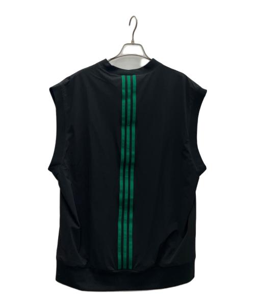 adidas（アディダス）adidas (アディダス) ROLLING LINKS 撥水 ベスト ブラック サイズ:XL 未使用品の古着・服飾アイテム