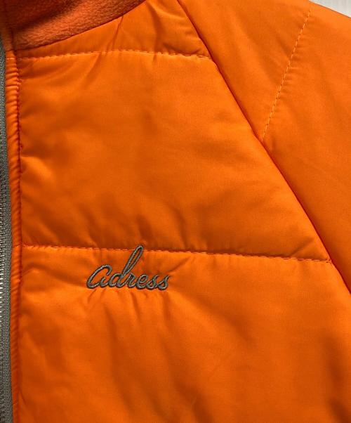 adress（アドレス）adress (アドレス) REVERSIBLE BLOUSON JACKET グレー サイズ:XLの古着・服飾アイテム