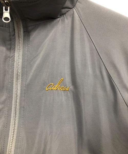 adress（アドレス）adress (アドレス) REVERSIBLE BLOUSON JACKET グレー サイズ:XLの古着・服飾アイテム