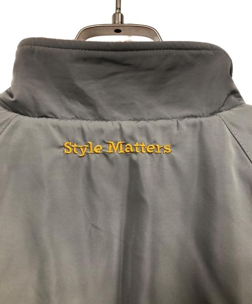 adress（アドレス）adress (アドレス) REVERSIBLE BLOUSON JACKET グレー サイズ:XLの古着・服飾アイテム