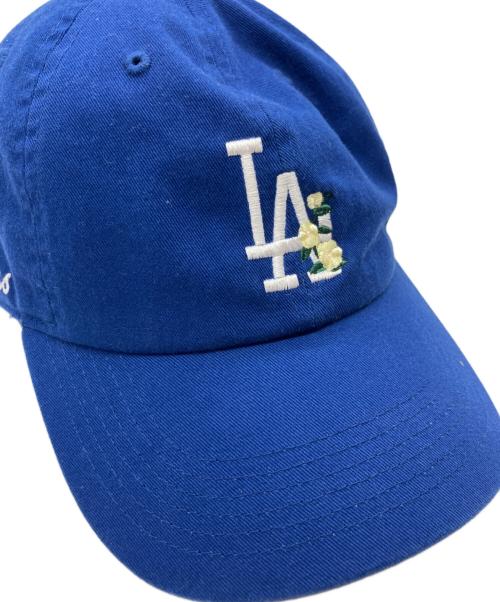 adress（アドレス）adress (アドレス) LA SASANQUA BASEBALL CAP ブルーの古着・服飾アイテム
