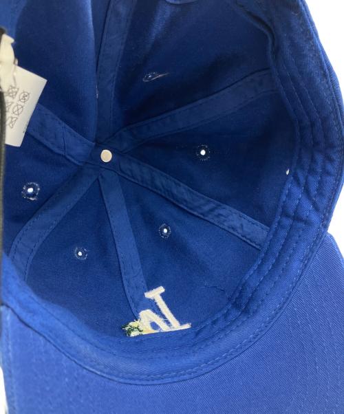adress（アドレス）adress (アドレス) LA SASANQUA BASEBALL CAP ブルーの古着・服飾アイテム