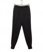 MUSE de Deuxieme Classeミューズ ドゥーズィエム クラス）の古着「EDEN リブパンツ/エデンリブパンツ」｜ブラック