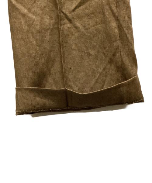 DEUXIEME CLASSE（ドゥーズィエム クラス）DEUXIEME CLASSE (ドゥーズィエム クラス) サルファーゾメパンツ ブラウン サイズ:38の古着・服飾アイテム