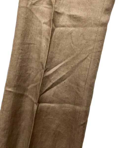 DEUXIEME CLASSE（ドゥーズィエム クラス）DEUXIEME CLASSE (ドゥーズィエム クラス) サルファーゾメパンツ ブラウン サイズ:38の古着・服飾アイテム