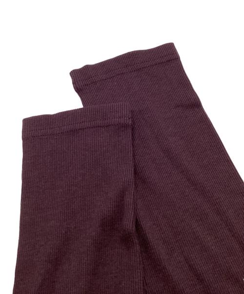 DEUXIEME CLASSE（ドゥーズィエム クラス）DEUXIEME CLASSE (ドゥーズィエム クラス) コットンカシミヤクルーネックカットソー ワイン サイズ:表記無し 未使用品の古着・服飾アイテム