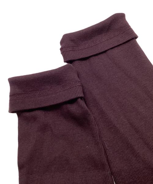 DEUXIEME CLASSE（ドゥーズィエム クラス）DEUXIEME CLASSE (ドゥーズィエム クラス) コットンカシミヤクルーネックカットソー ワイン サイズ:表記無し 未使用品の古着・服飾アイテム