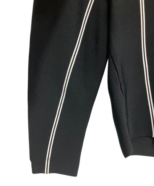 RITO（リト）RITO (リト) ストライプVネックカーディガン ブラック サイズ:38の古着・服飾アイテム