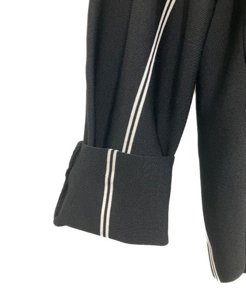 RITO（リト）RITO (リト) ストライプVネックカーディガン ブラック サイズ:38の古着・服飾アイテム