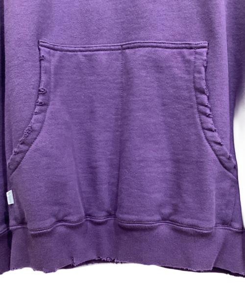 FILL THE BILL（フィルザビル）FILL THE BILL (フィルザビル) Reversible Sweat Parka グレー×パープル サイズ:SIZE 2の古着・服飾アイテム