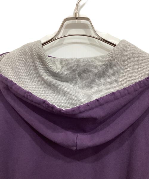 FILL THE BILL（フィルザビル）FILL THE BILL (フィルザビル) Reversible Sweat Parka グレー×パープル サイズ:SIZE 2の古着・服飾アイテム