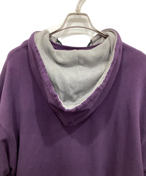 FILL THE BILL（フィルザビル）FILL THE BILL (フィルザビル) Reversible Sweat Parka グレー×パープル サイズ:SIZE 2の古着・服飾アイテム