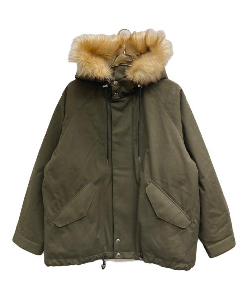 MACKINTOSH（マッキントッシュ）MACKINTOSH (マッキントッシュ) EDIFICE (エディフィス) 別注RAINTEC SKYE PARKA DOWN SHORT カーキ サイズ:40の古着・服飾アイテム