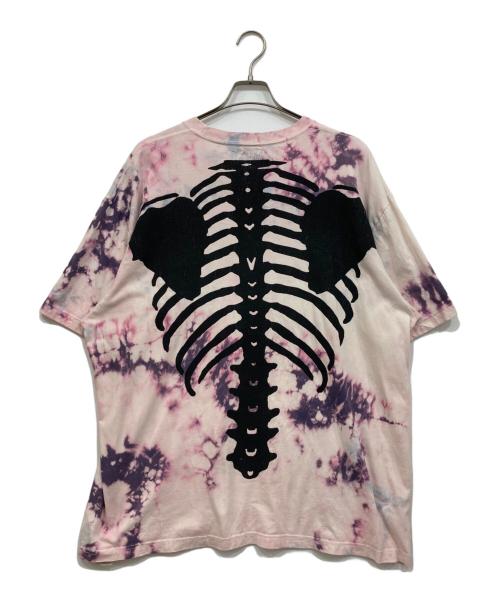 KAPITAL（キャピタル）KAPITAL (キャピタル) BONE BIG Tシャツ ピンク サイズ:Freeの古着・服飾アイテム