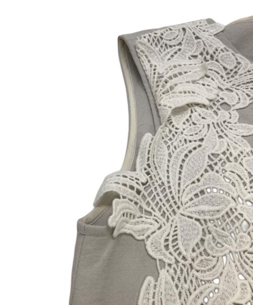 DUAL VIEW（デュアルヴュー）DUAL VIEW (デュアルヴュー) ノースリーブワンピース グレー サイズ:40 未使用品の古着・服飾アイテム