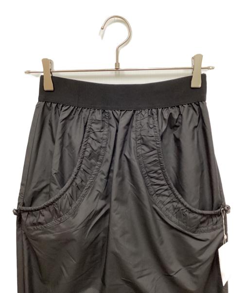 willfully（ウィルフリー）willfully (ウィルフリー) ドローストリングポケットペンシルスカート ブラック サイズ:Freeの古着・服飾アイテム