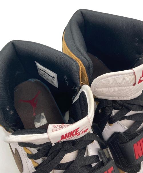 NIKE（ナイキ）NIKE (ナイキ) ハイカットスニーカー ホワイト×ブラウン サイズ:28.0の古着・服飾アイテム