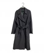 icBアイシービー）の古着「Wool Rever トレンチ型コート」｜グレー