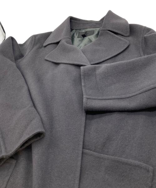 icB（アイシービー）icB (アイシービー) Wool Rever トレンチ型コート グレー サイズ:9の古着・服飾アイテム