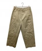 journal standard luxeジャーナルスタンダード ラックス）の古着「ツイルストレッチ イージーパンツ」｜ベージュ