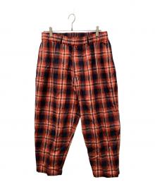 journal standard luxe（ジャーナルスタンダード ラックス）の古着「ツイルチェック グランディパンツ」｜レッド