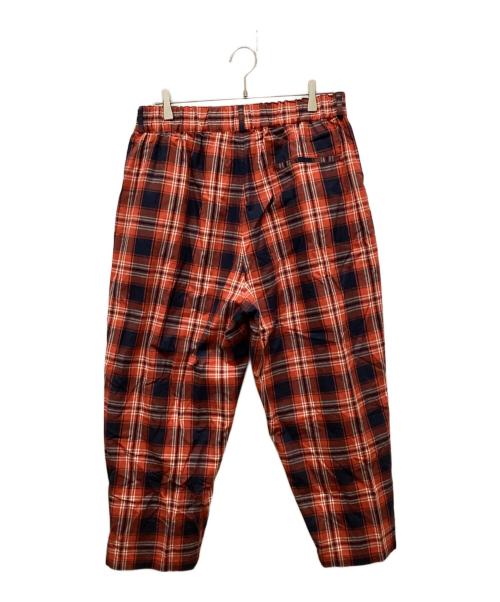 journal standard luxe（ジャーナルスタンダード ラックス）journal standard luxe (ジャーナルスタンダード ラックス) ツイルチェック グランディパンツ レッド サイズ:Lの古着・服飾アイテム