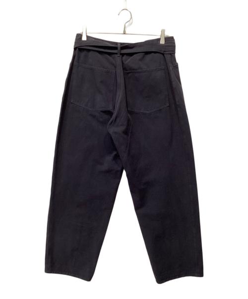 COMOLI（コモリ）COMOLI (コモリ) セイヒンゾメ ベルテッドパンツ ネイビー サイズ:2の古着・服飾アイテム