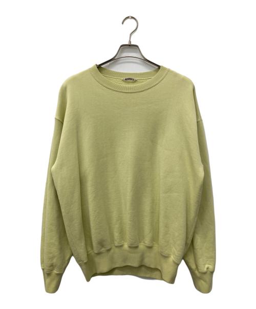 AURALEE（オーラリー）AURALEE (オーラリー) SMOOTH SOFT SWEAT P/O ライトライム サイズ:4の古着・服飾アイテム