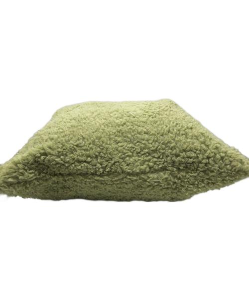 MM6 Maison Margiela（エムエムシックスメゾンマルジェラ）MM6 Maison Margiela (エムエムシックスメゾンマルジェラ) ミディアム トライアングル フェイクファー ジャパニーズ トートバッグ グリーンの古着・服飾アイテム