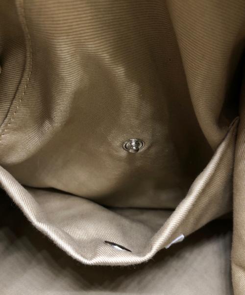 MM6 Maison Margiela（エムエムシックスメゾンマルジェラ）MM6 Maison Margiela (エムエムシックスメゾンマルジェラ) ミディアム トライアングル フェイクファー ジャパニーズ トートバッグ グリーンの古着・服飾アイテム