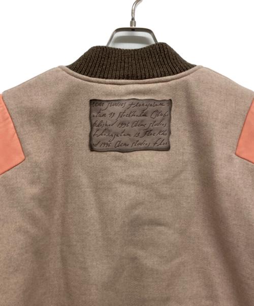 Acne studios（アクネ ストゥディオズ）Acne studios (アクネ ストゥディオス) ボンバージャケット ベージュ サイズ:48の古着・服飾アイテム