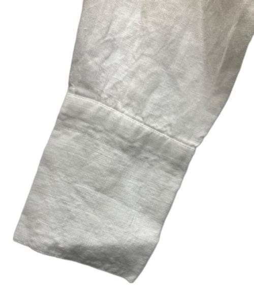 KAGURE（カグレ）KAGURE (カグレ) リネンチュニックシャツ ホワイト サイズ:SIZEFREEの古着・服飾アイテム