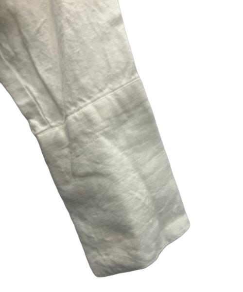 KAGURE（カグレ）KAGURE (カグレ) リネンチュニックシャツ ホワイト サイズ:SIZEFREEの古着・服飾アイテム