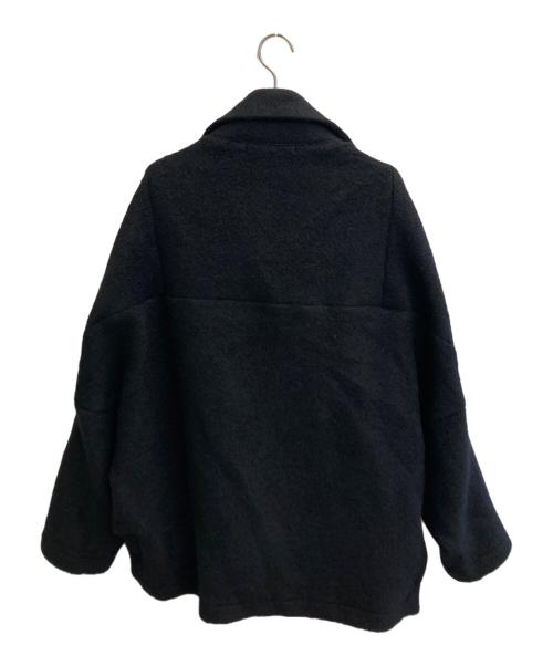 LIMI feu（リミフゥ）LIMI feu (リミフゥ) オーバーシルエットコート ブラック サイズ:2の古着・服飾アイテム