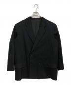 Graphpaperグラフペーパー）の古着「Selvage Wool Double Jacket」｜ネイビー