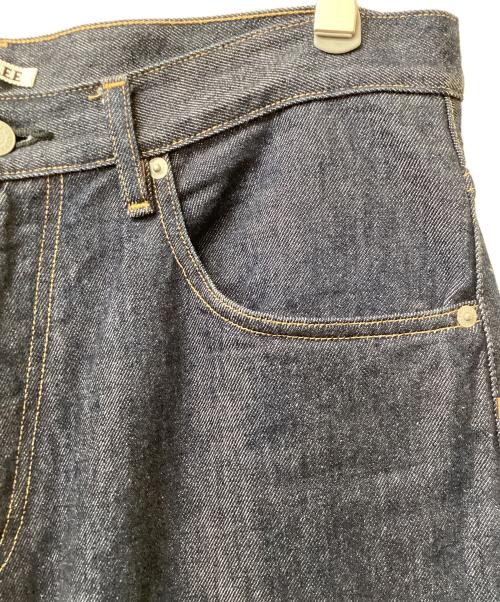 AURALEE（オーラリー）AURALEE (オーラリー) AURALEE HARD TWIST DENIM WIDE PANTS インディゴ サイズ:86㎝(W34)の古着・服飾アイテム