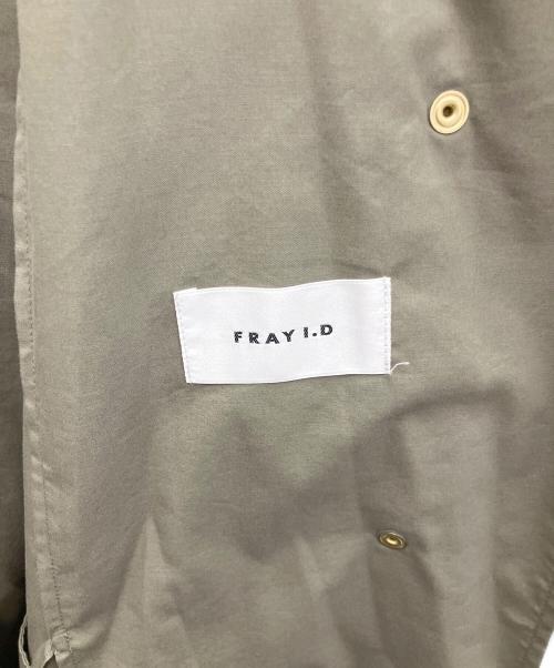 FRAY ID（フレイ アイディー）FRAY ID (フレイ アイディー) フーディータックロングコート カーキの古着・服飾アイテム