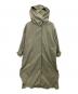 FRAY ID (フレイ アイディー) フーディータックロングコート カーキ：6000円