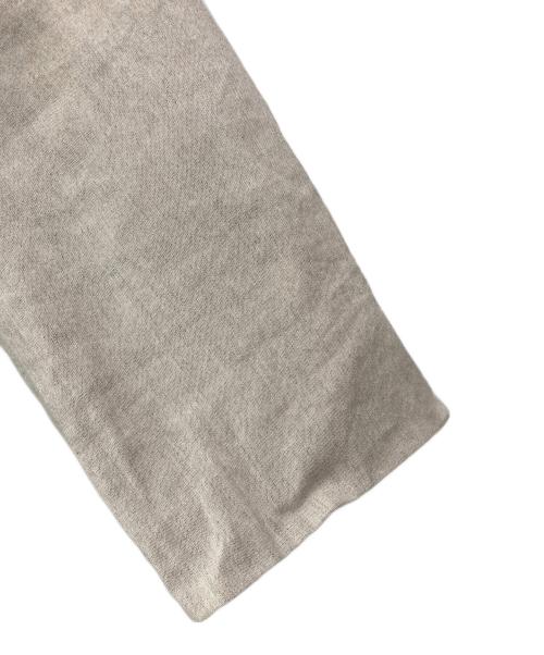Lisiere（リジェール）Lisiere (リジェール) Stretch Linen No collar Jacket ベージュ サイズ:Freeの古着・服飾アイテム