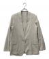 Lisiere（リジェール）の古着「Stretch Linen No collar Jacket」｜ベージュ