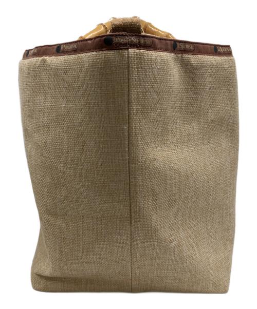 LeSportsac（レスポートサック）LeSportsac (レスポートサック) LG BAMBOO RAFFIA TOTE ベージュの古着・服飾アイテム