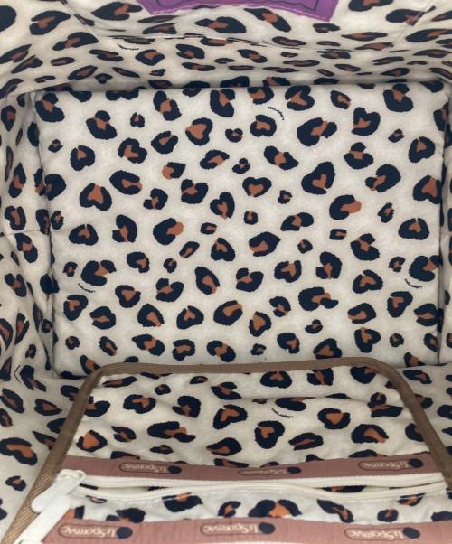 LeSportsac（レスポートサック）LeSportsac (レスポートサック) LG BAMBOO RAFFIA TOTE ベージュの古着・服飾アイテム