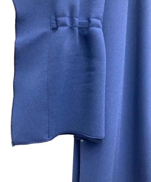 M Maglie le cassetto（エム マーリエ ル カセット）M Maglie le cassetto (エム マーリエ ル カセット) オープンショルダードレス ブルー サイズ:SIZE9の古着・服飾アイテム