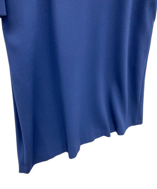 M Maglie le cassetto（エム マーリエ ル カセット）M Maglie le cassetto (エム マーリエ ル カセット) オープンショルダードレス ブルー サイズ:SIZE9の古着・服飾アイテム