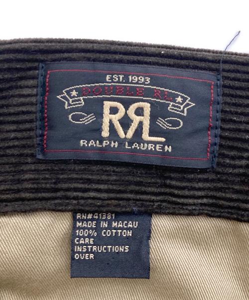 RRL（ダブルアールエル）RRL (ダブルアールエル) サスペンダーボタン付コーデュロイパンツ ブラウン サイズ:36/32の古着・服飾アイテム
